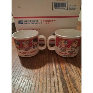 Vintage Lot of 2 1993 Westwood Campbells Soup Mugs Coffee Cups